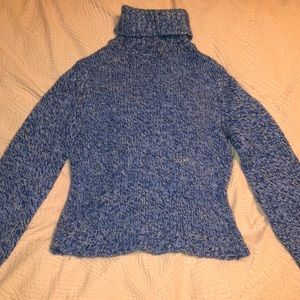 American Eagle Blue Turtleneck Sweater